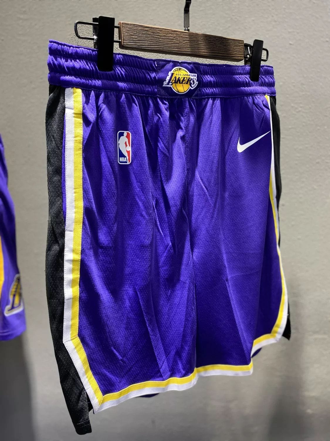 מכנס קצר - גופיית משחק NBA לוס אנג'לס לייקרס סגולה - התאמה אישית 20/21