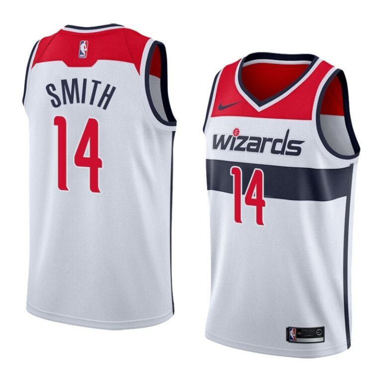 גופיית משחק NBA וושינגטון ויזארדס מהדורת האגודה - איש סמית'