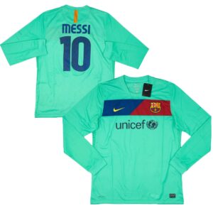 חולצת עבר ארוכה ברצלונה חוץ 10/11 - ליונל מסי