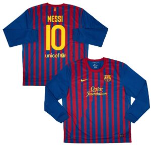 חולצת עבר ארוכה ברצלונה בית 11/12 - ליונל מסי