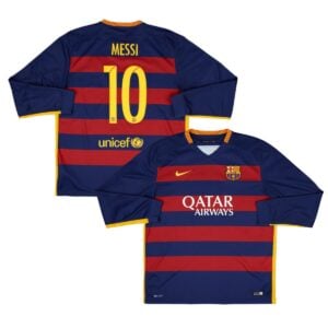 חולצת עבר ארוכה ברצלונה בית 15/16 - ליונל מסי