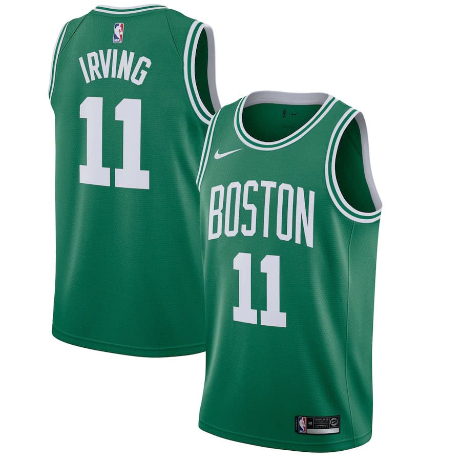 #11 IRVING - גופיית משחק בוסטון סלטיקס מהדורת אייקון ירוקה