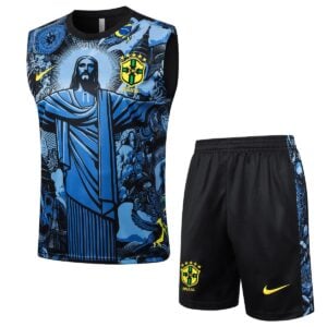 אימונית גופיה ברזיל ישו כחולה 24/25