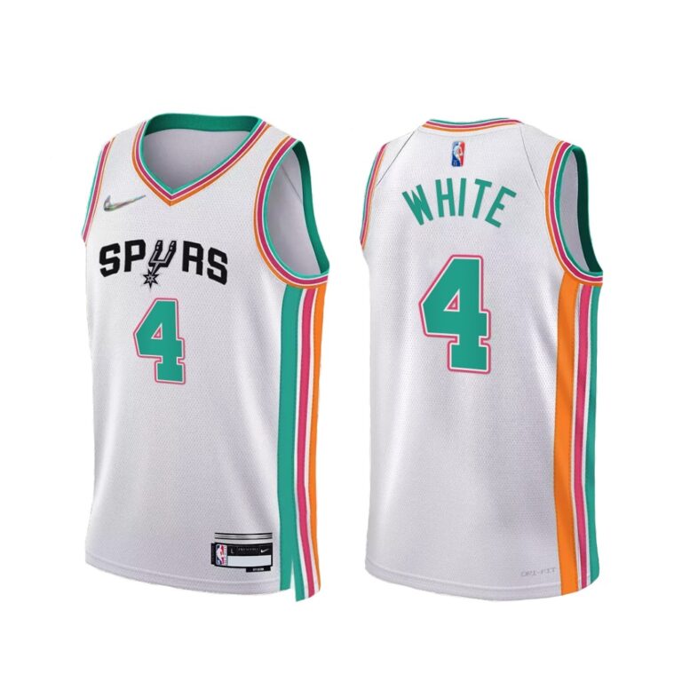 גופיית משחק NBA סן אנטוניו ספרס מהדורת סיטי - דריק וייט