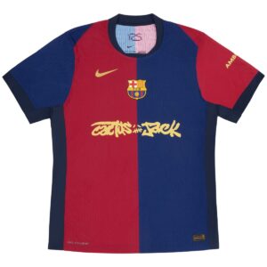 חולצת משחק ברצלונה x טראוויס סקוט בית 24/25 - Travis Scott