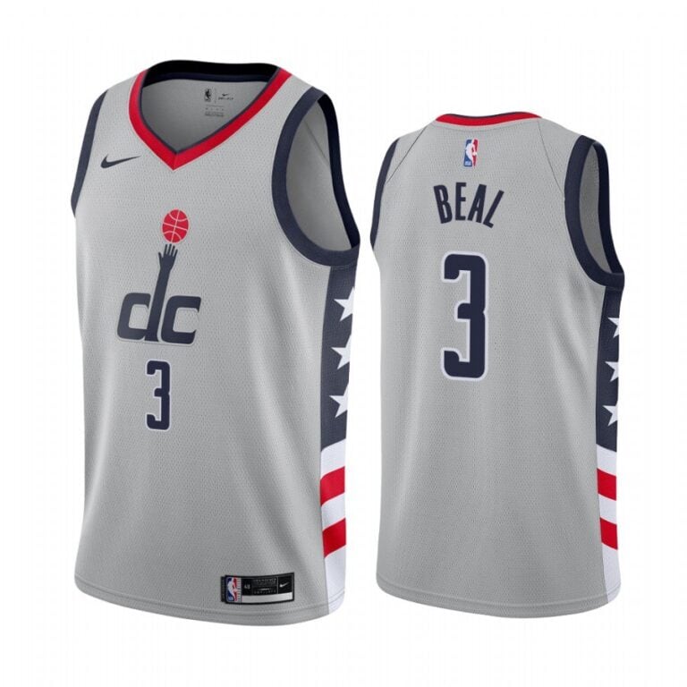 גופיית משחק NBA וושינגטון ויזארדס מהודרת סיטי - בראדלי ביל 20/21