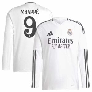 חולצת משחק ארוכה ריאל מדריד בית 24/25 - אמבפה