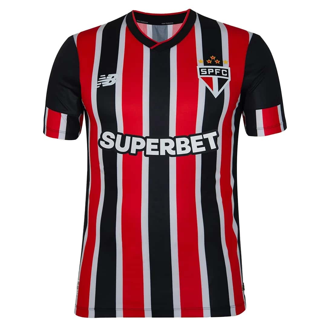 עם ספונסר - חולצת משחק סאו פאולו חוץ 24/25