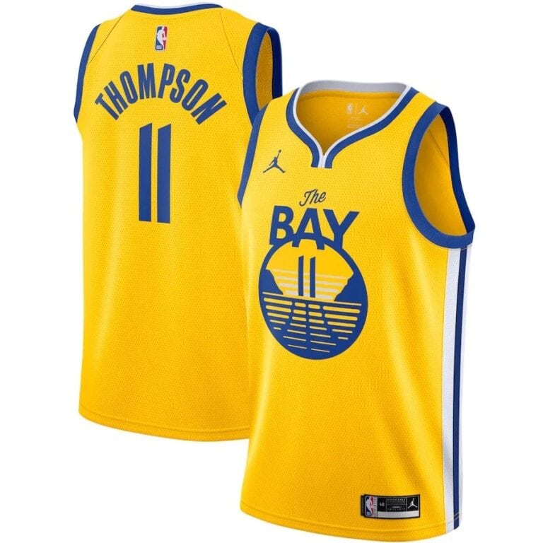 גופיית משחק NBA גולדן סטייט ג'ורדן - קליי תומפסון 20/21