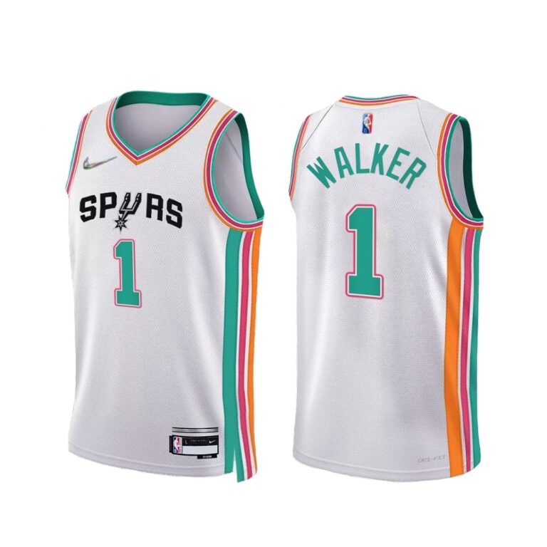 גופיית משחק NBA סן אנטוניו ספרס מהדורת סיטי - לוני ווקר