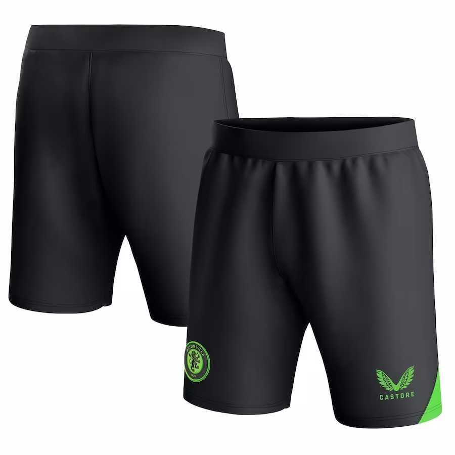 מכנס קצר - חולצת שוער אסטון וילה שחורה 23/24