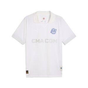 חולצת משחק אולימפיק מרסיי לבנה 24/25 - מהדורת 100 שנים