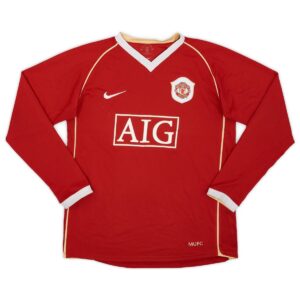 חולצת עבר ארוכה מנצ'סטר יונייטד בית 06/07