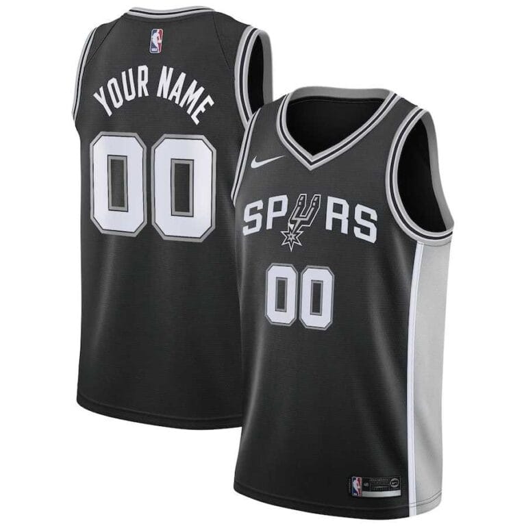 גופיית משחק NBA סן אנטוניו ספרס מהדורת אייקון - התאמה אישית