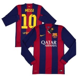 חולצת עבר ארוכה ברצלונה בית 14/15 - ליונל מסי