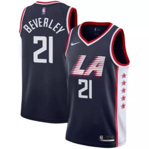 גופיית משחק NBA לוס אנג'לס קליפרס גירסת סיטי - פטריק בוורלי 18/19