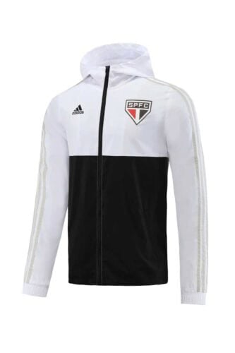 מעיל רוח סאו פאולו לבן שחור 23/24