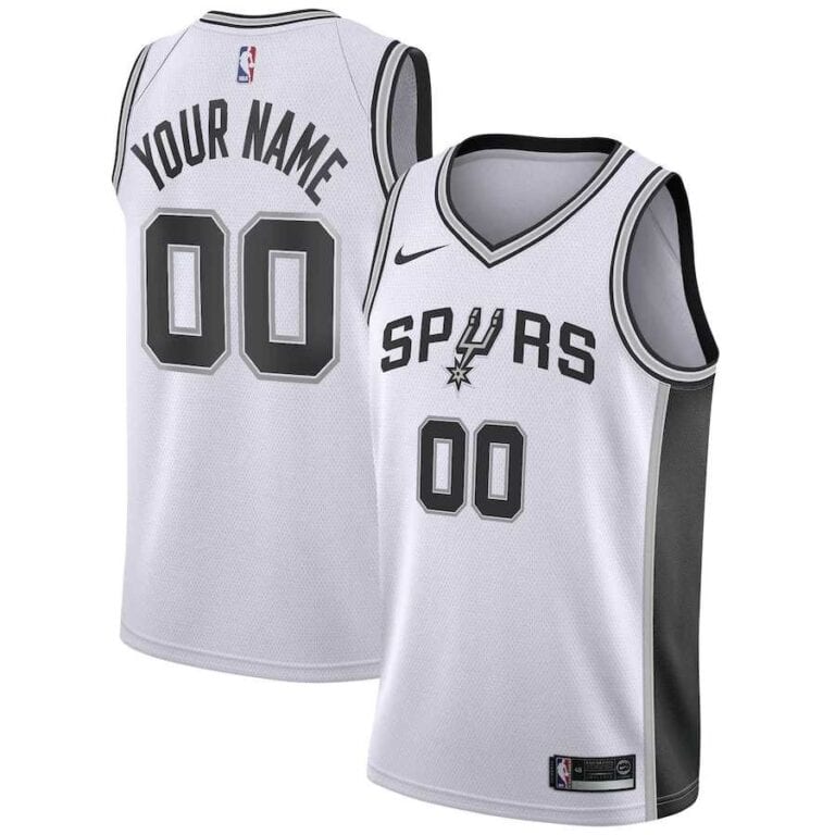 גופיית משחק NBA סן אנטוניו ספרס מהדורת האגודה - התאמה אישית