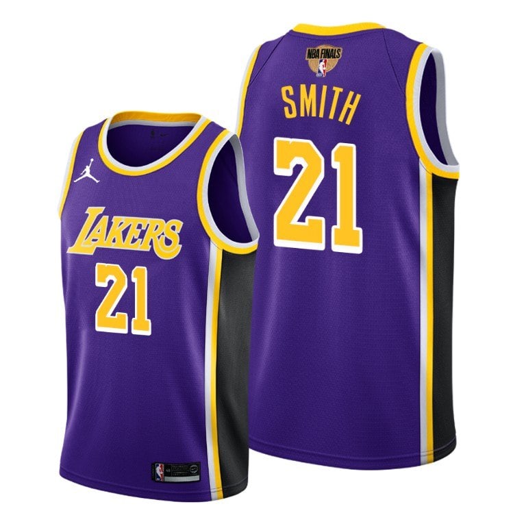 גופיית משחק NBA לוס אנג'לס לייקרס סגולה - ג'יי אר סמית' 20/21