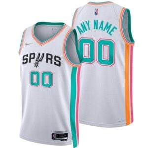 גופיית משחק NBA סן אנטוניו ספרס מהדורת סיטי - התאמה אישית