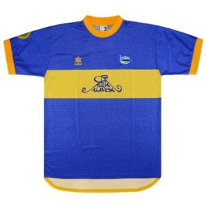 חולצת עבר דפורטיבו אלאבס - גמר גביע אופ"א 2001