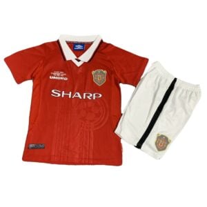 חליפת עבר ילדים מנצ'סטר יונייטד בית 99/00 - גמר ליגת אלופות