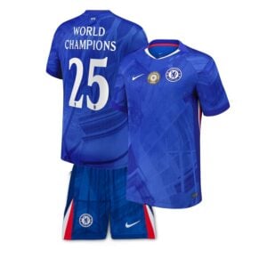 חליפת ילדים צ'לסי בית 25/26 - אלופי העולם 2025