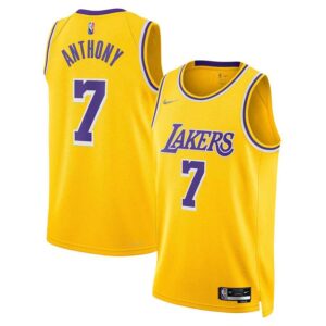 גופיית משחק NBA לוס אנג'לס לייקרס מהדורת 75 שנה - כרמלו אנתוני