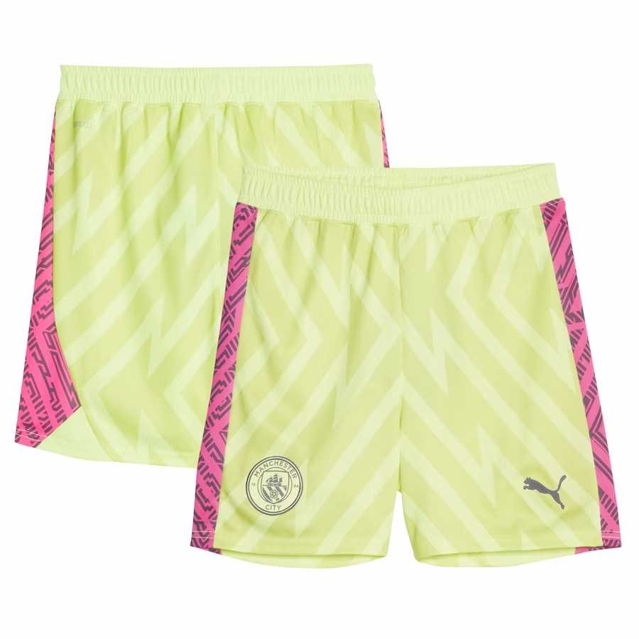 מכנס קצר - חולצת שוער מנצ'סטר סיטי צהובה 23/24