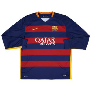 חולצת עבר ברצלונה בית שרוול ארוך 15/16