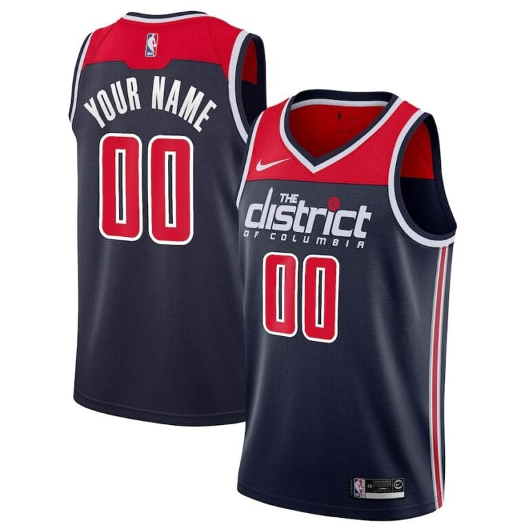 גופיית משחק NBA וושינגטון ויזארדס מהדורת הצהרה - התאמה אישית