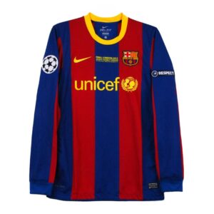 חולצת עבר ברצלונה בית שרוול ארוך 10/11 - גמר ליגת האלופות