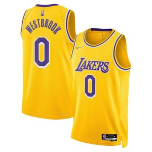 גופיית משחק NBA לוס אנג'לס לייקרס מהדורת 75 שנה - ראסל וסטברוק