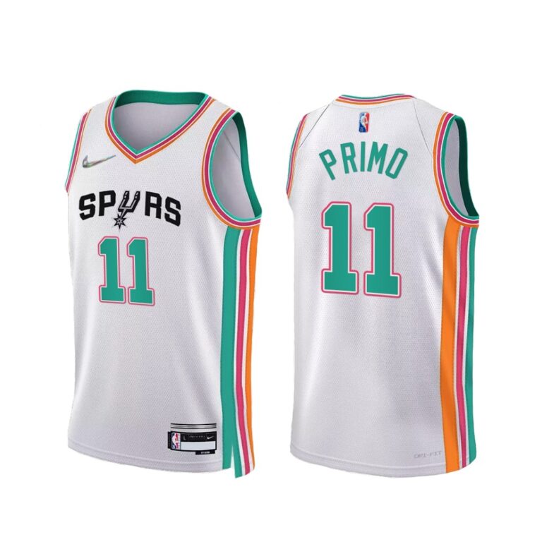 גופיית משחק NBA סן אנטוניו ספרס מהדורת סיטי - ג'ושוע פרימו