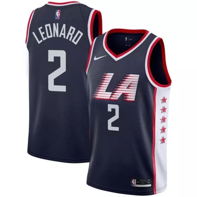 גופיית משחק NBA לוס אנג'לס קליפרס גירסת סיטי - קוואי לנארד 18/19