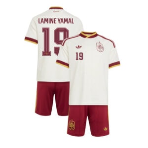 חליפת ילדים ספרד חוץ – מונדיאל 2026 – לאמין ימאל