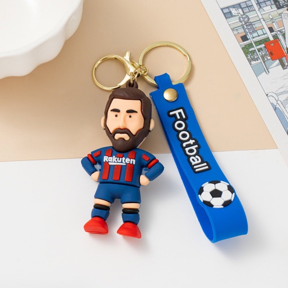 מחזיק מפתחות של מסי במדי ברצלונה