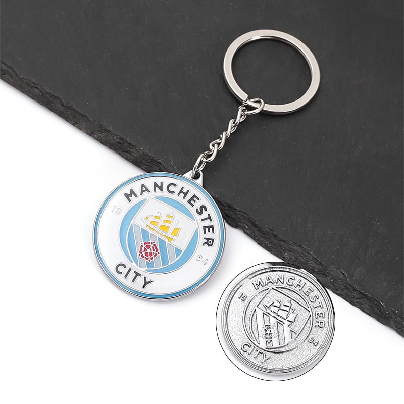 מחזיק מפתחות צבעוני מנצסטר סיטי